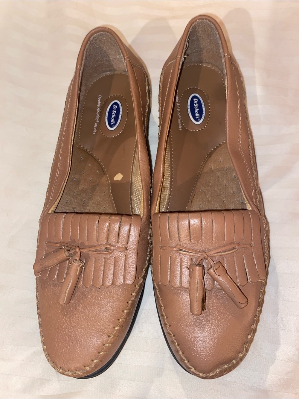 Dr. Scholl's Women's Tan Tassel Fringe Loafers